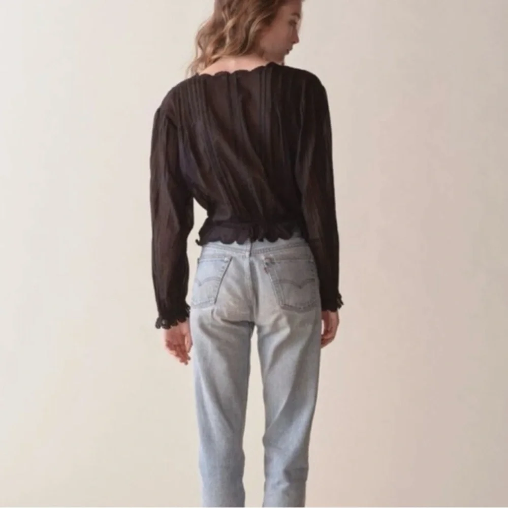 Doen Elayne top black size large - Picture 3 of 7